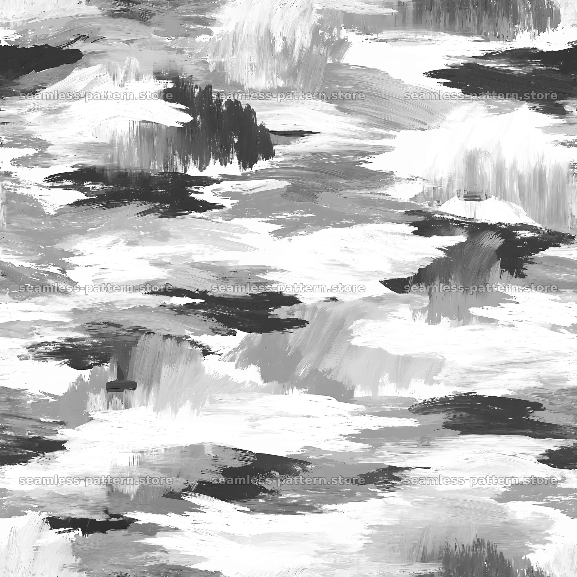 Seamless arctic camouflage brushstroke pattern for textiles — seamless tileable pattern