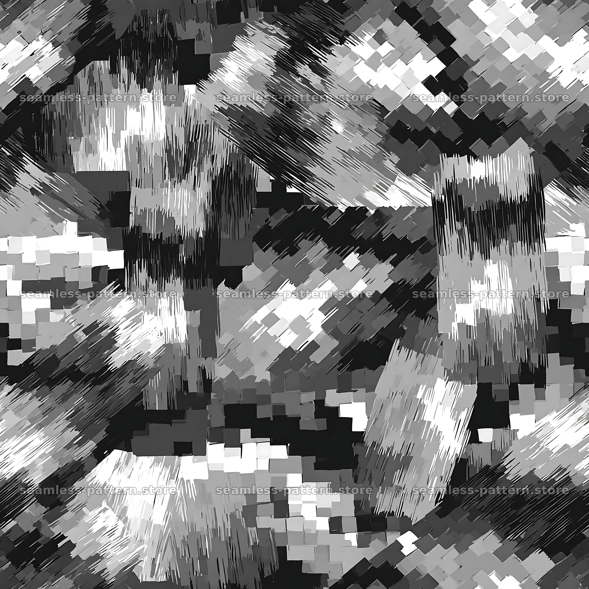 Seamless green camouflage brushstroke pattern — seamless tileable pattern