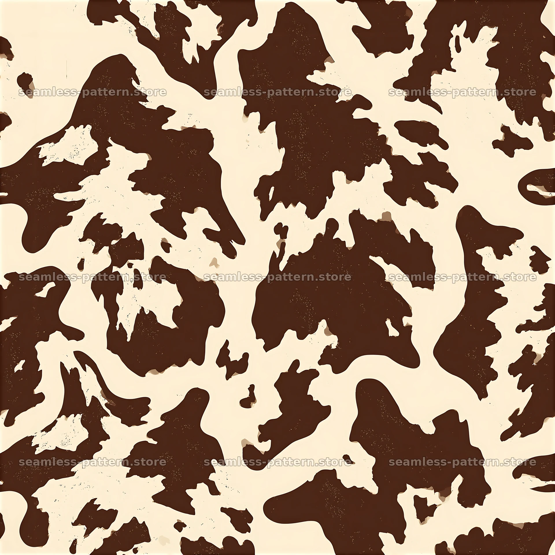 Seamless bold cowhide repeat pattern on a light background — seamless tileable pattern at 8192x8192
