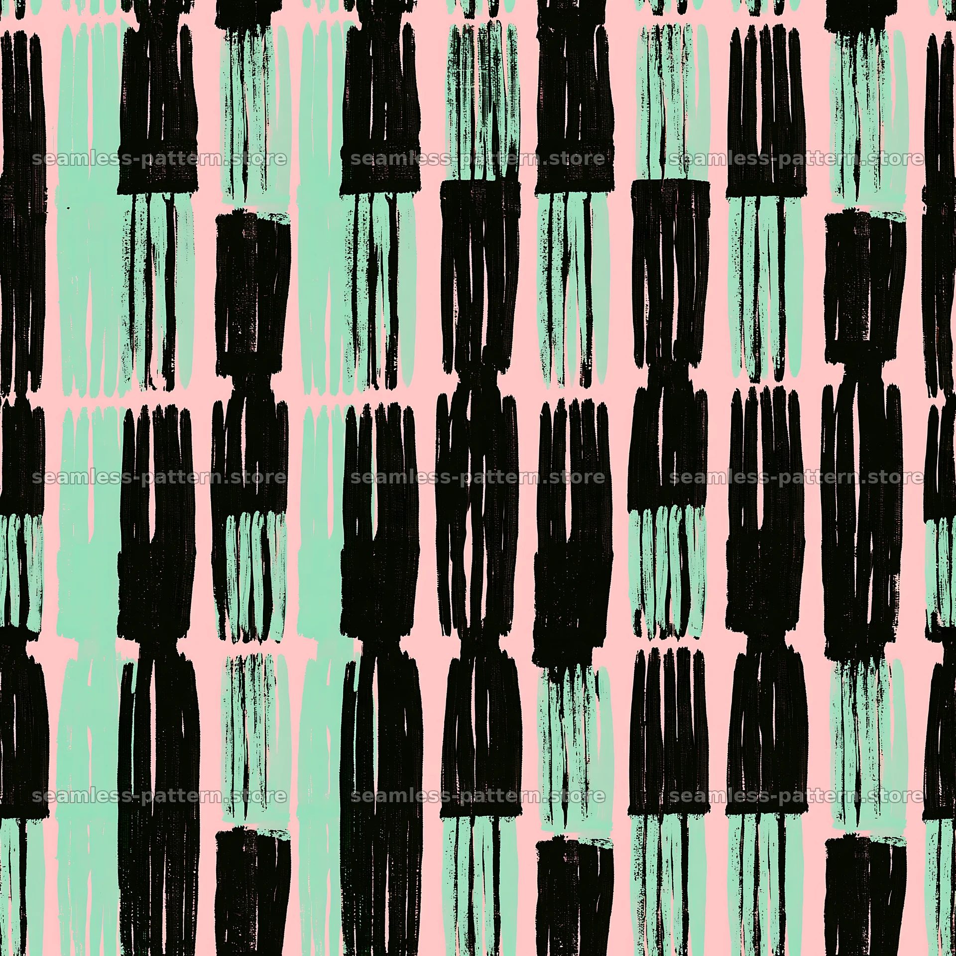 High contrast painted mark seamless pattern design — seamless tileable pattern