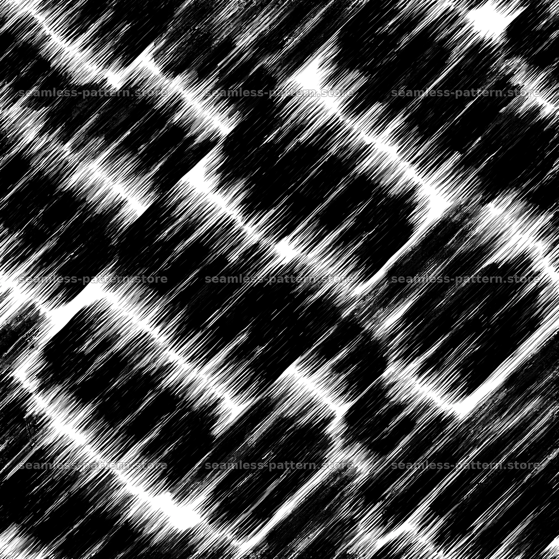 Seamless black and white brushstroke pattern for textiles — seamless tileable pattern