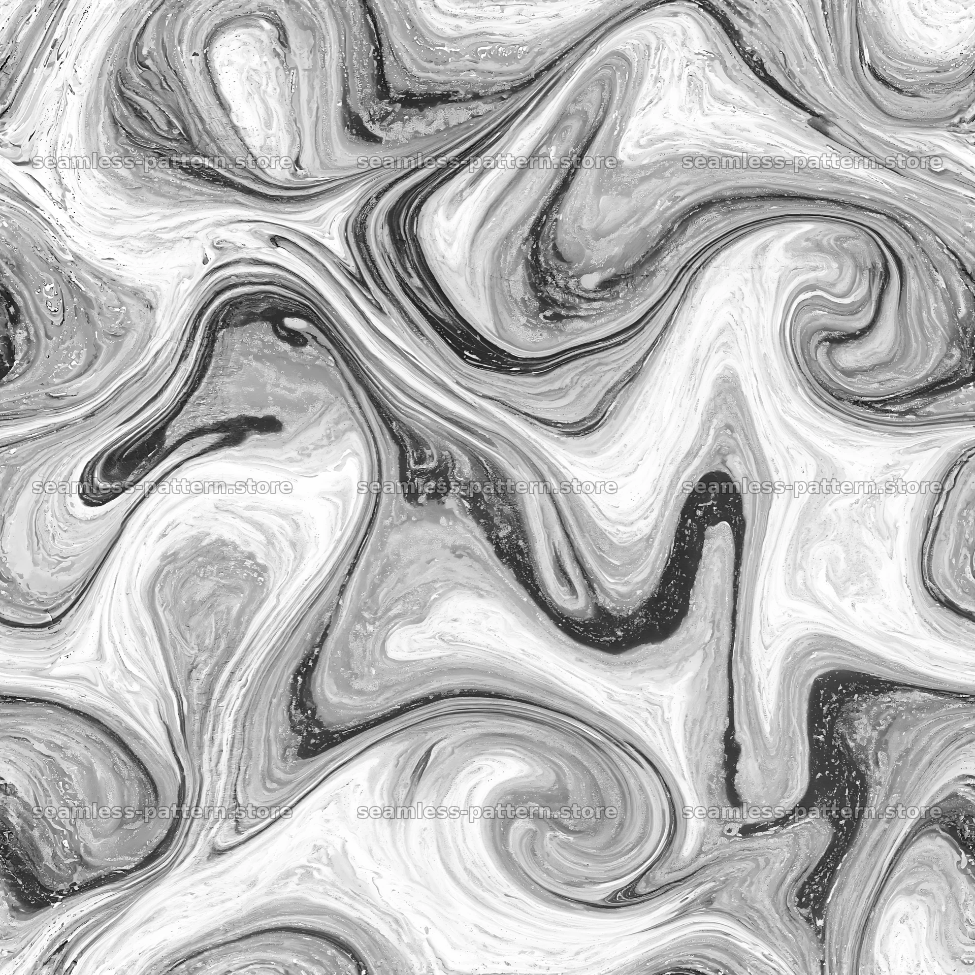 Modern abstract marble repeat pattern with layered color veins — seamless tileable pattern