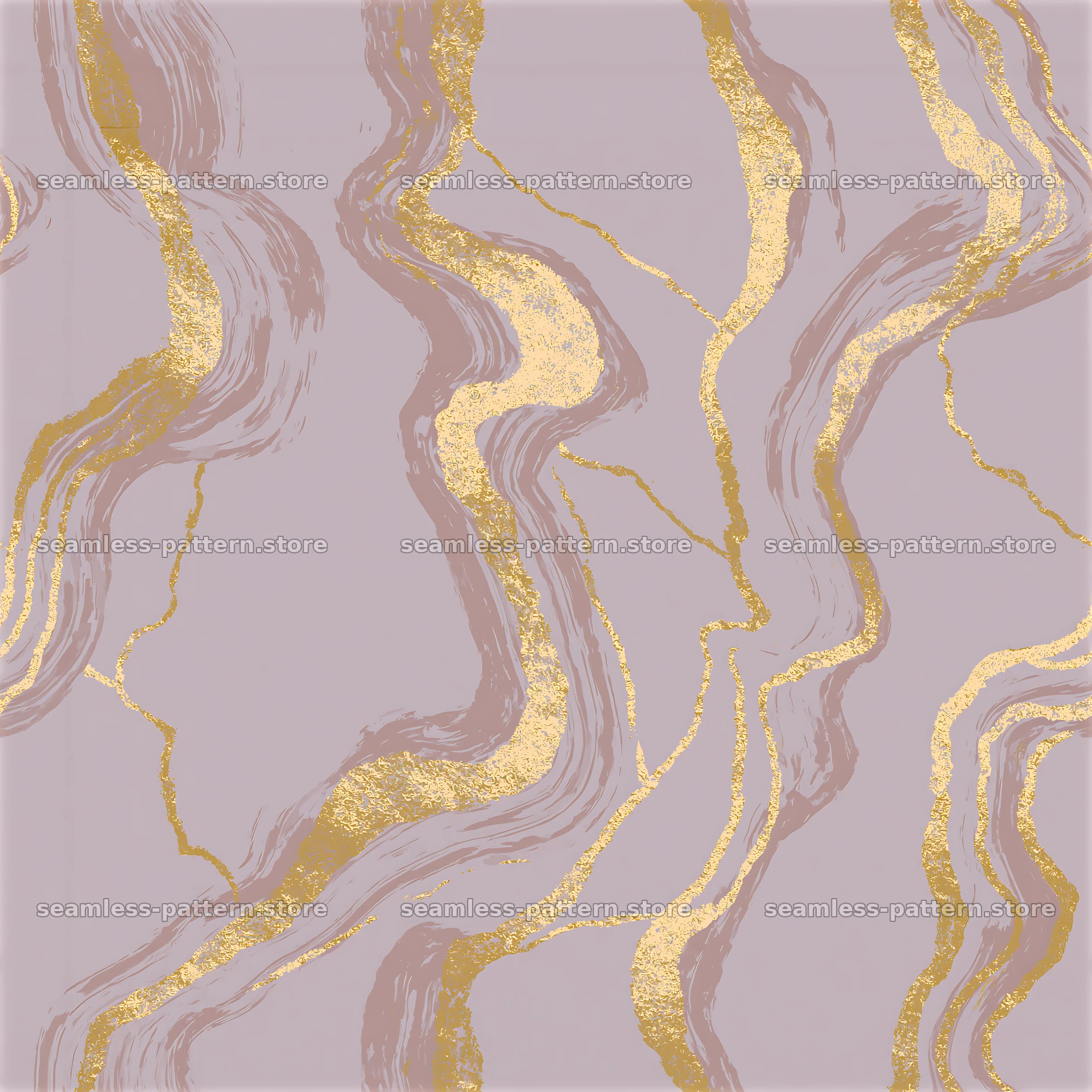 Gold vein textile seamless pattern with flow lines and soft colors — seamless tileable pattern at 8192x8192