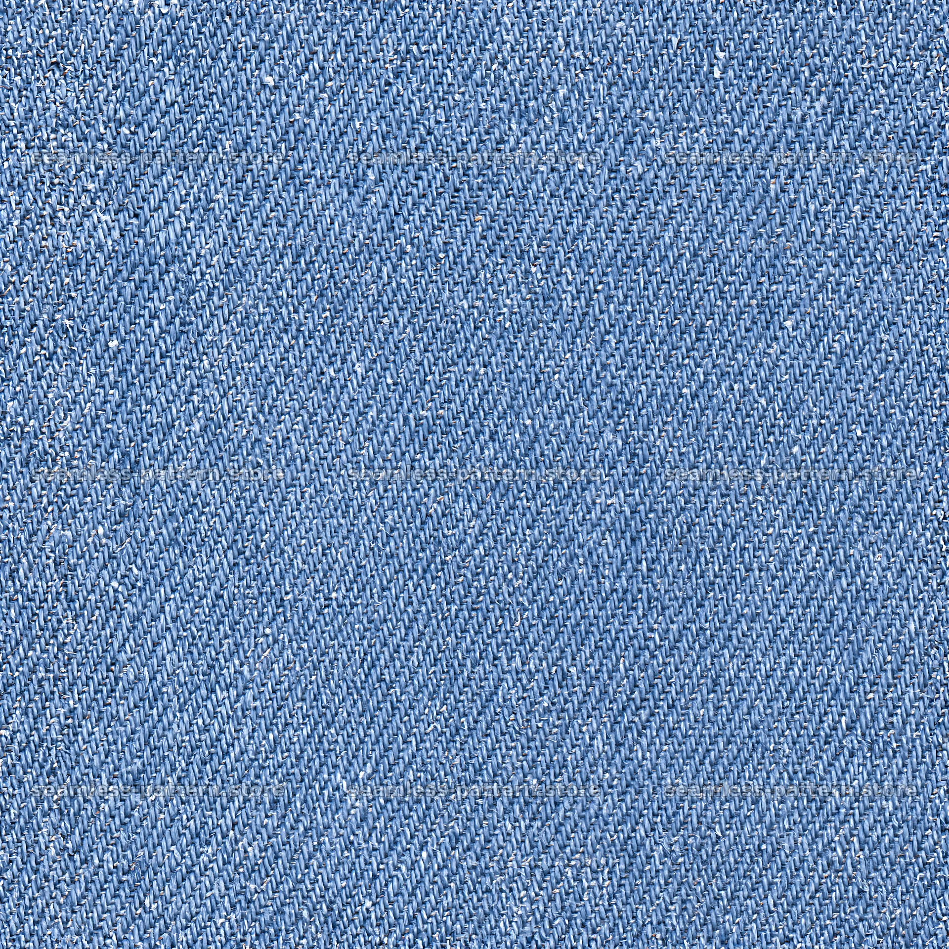 Tileable denim fabric texture with classic weave pattern — seamless tileable pattern