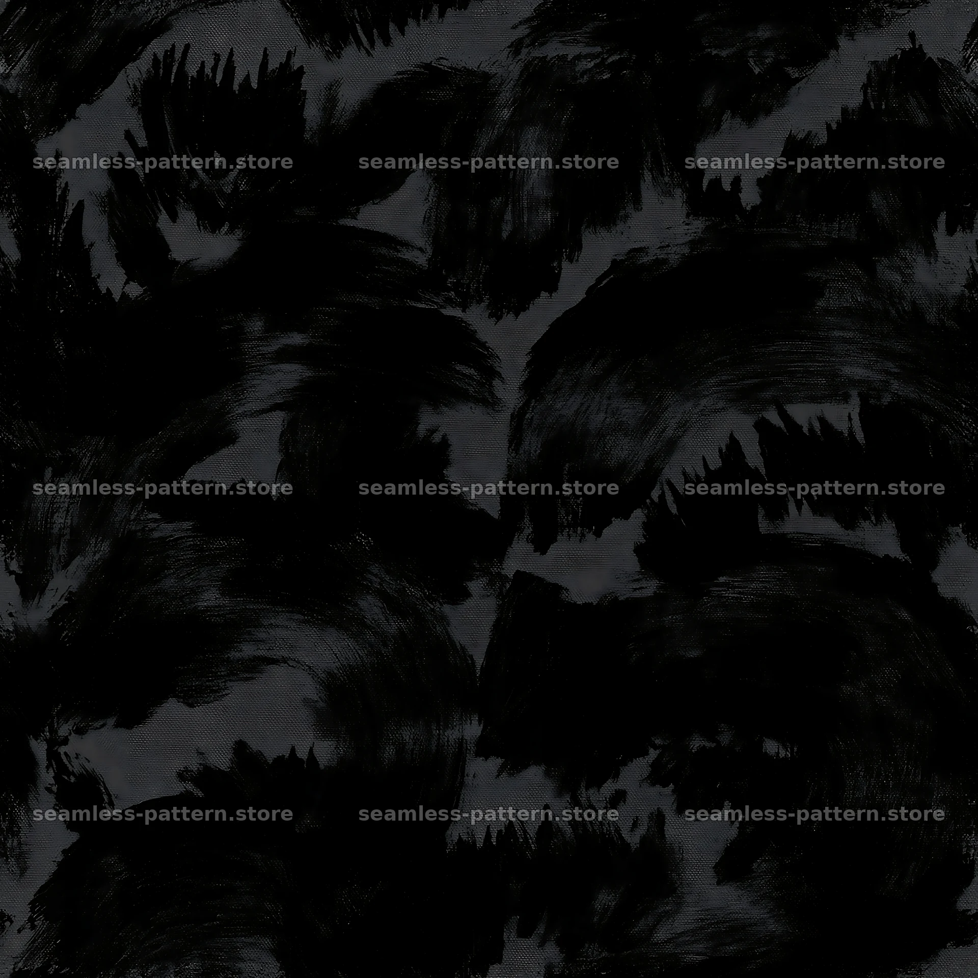 Seamless black camouflage brushstroke pattern for various uses — seamless tileable pattern
