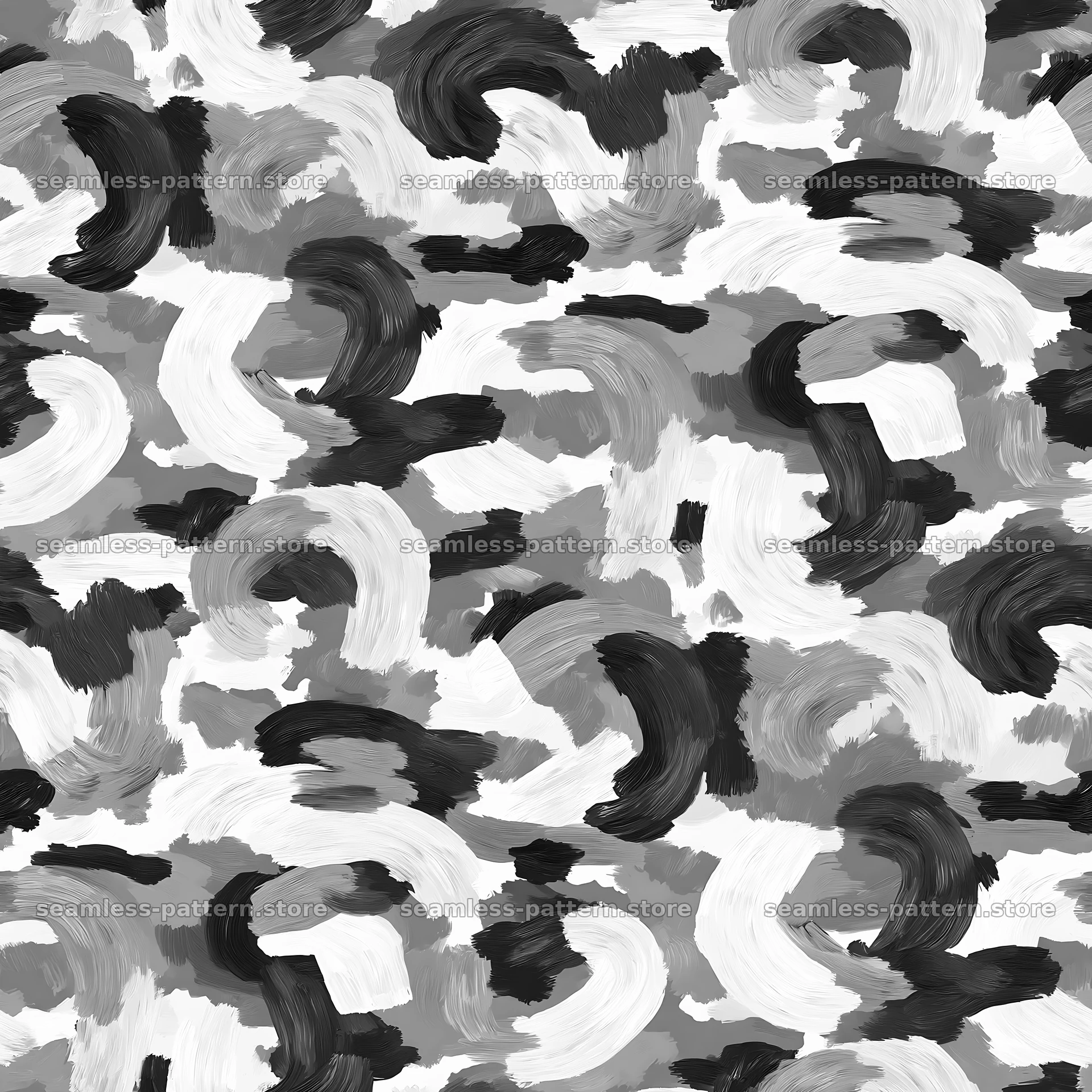 Seamless desert camouflage brushstroke pattern — seamless tileable pattern