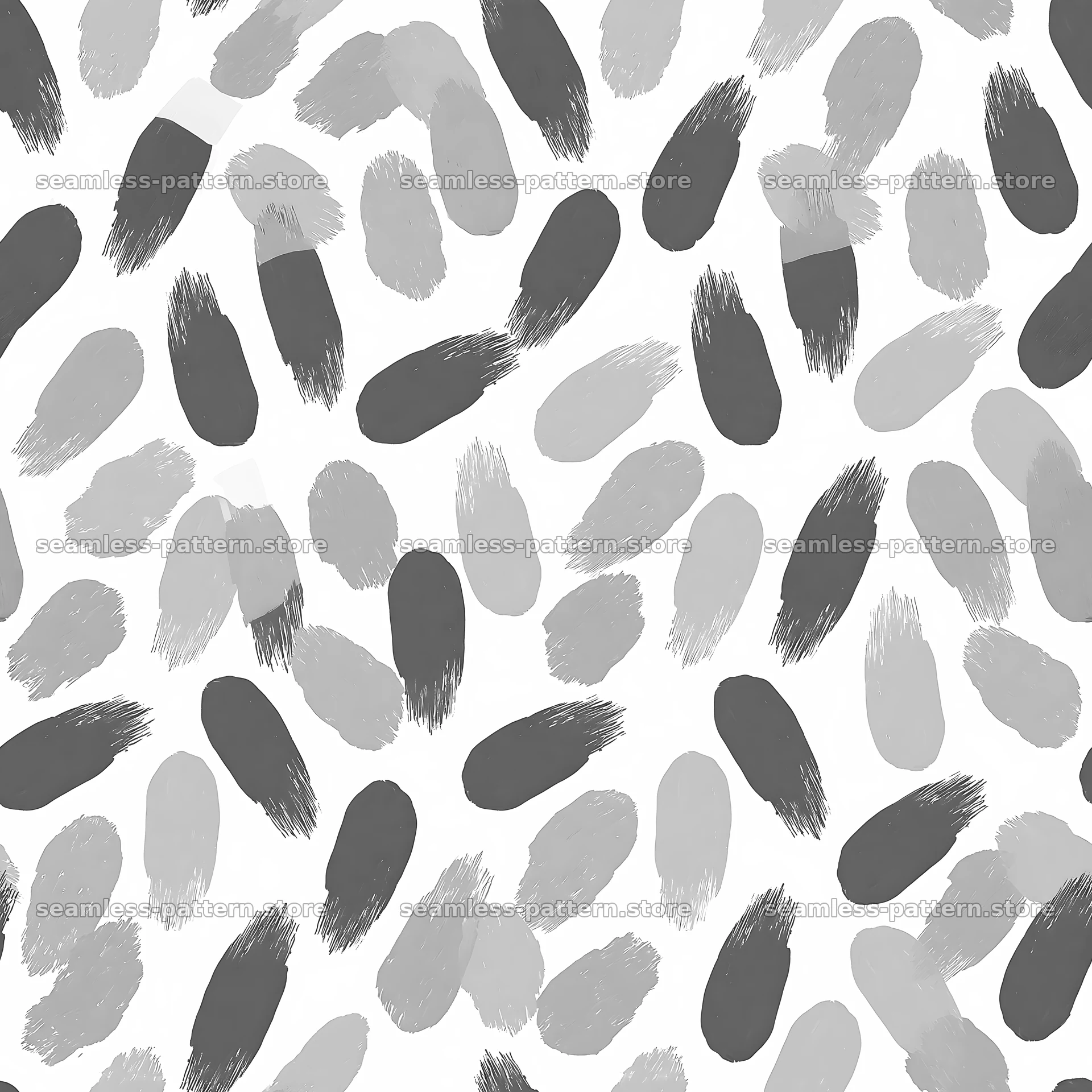 Gray graphic brush mark seamless pattern for fabric and wallpaper — seamless tileable pattern