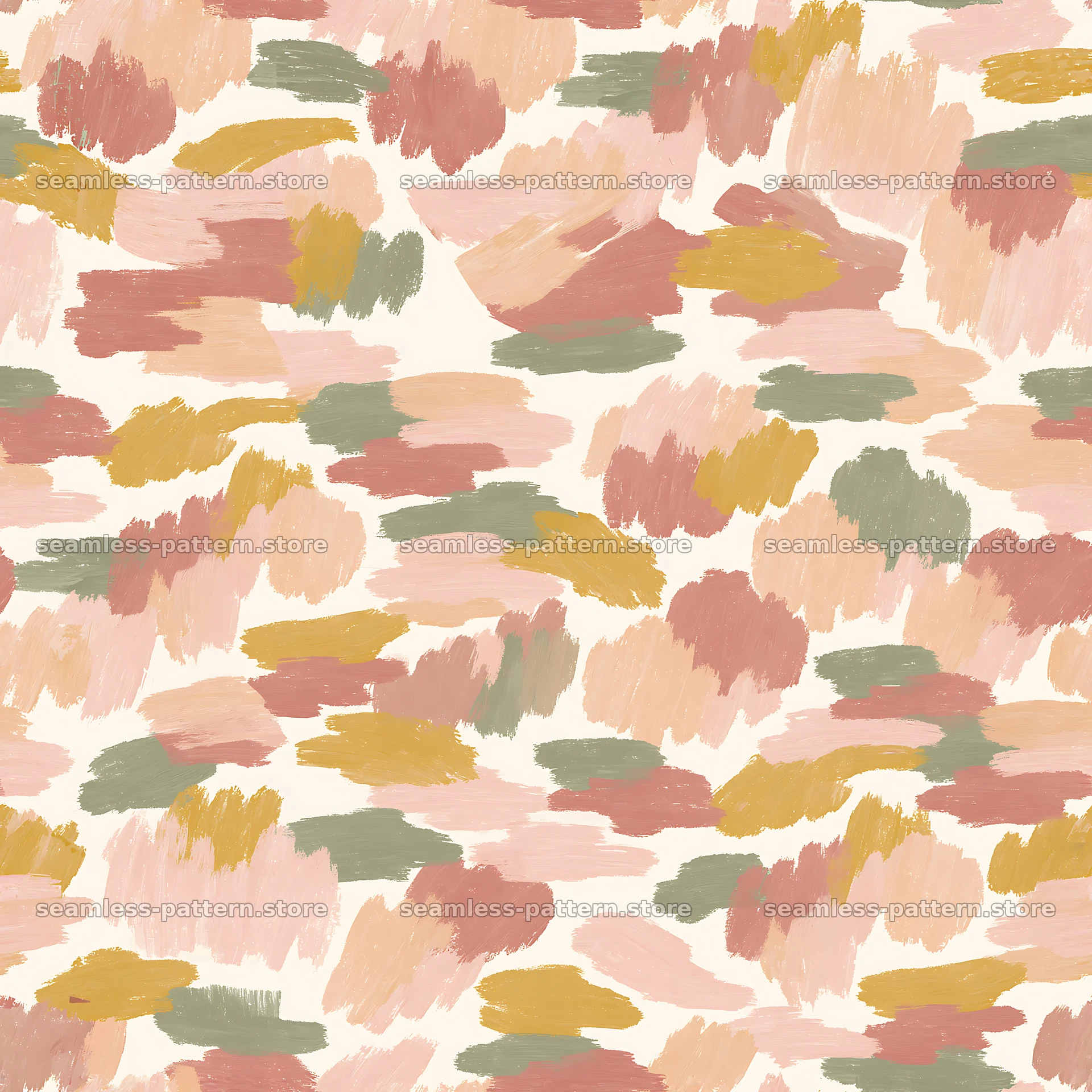 Seamless camouflage brushstroke pattern for textiles — seamless tileable pattern