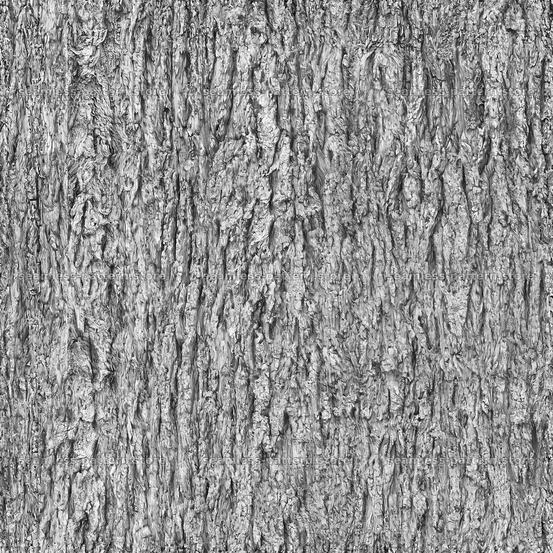 Seamless cool gray bark texture for fabric and wallpaper — seamless tileable pattern