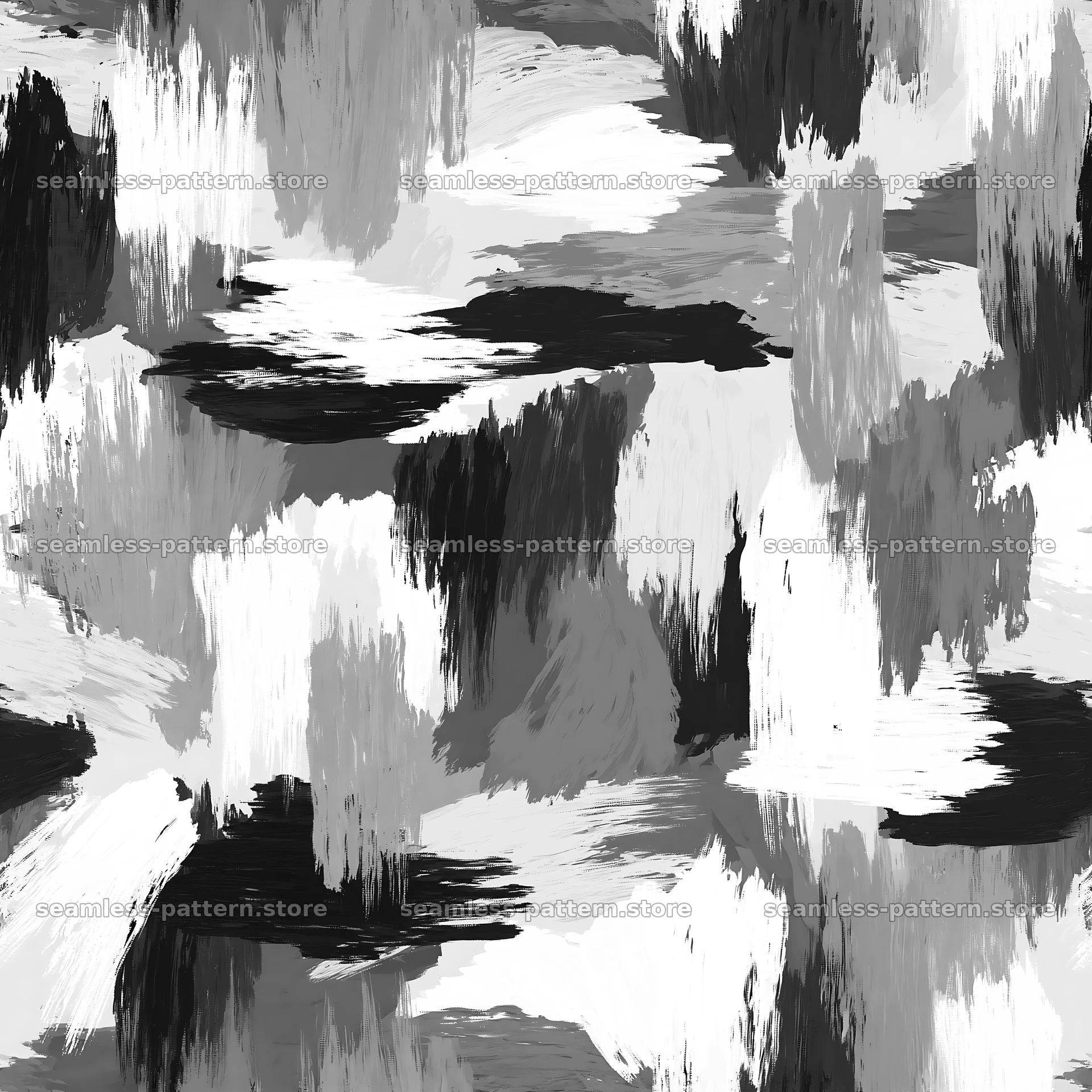 Seamless woodland camouflage brushstroke pattern — seamless tileable pattern