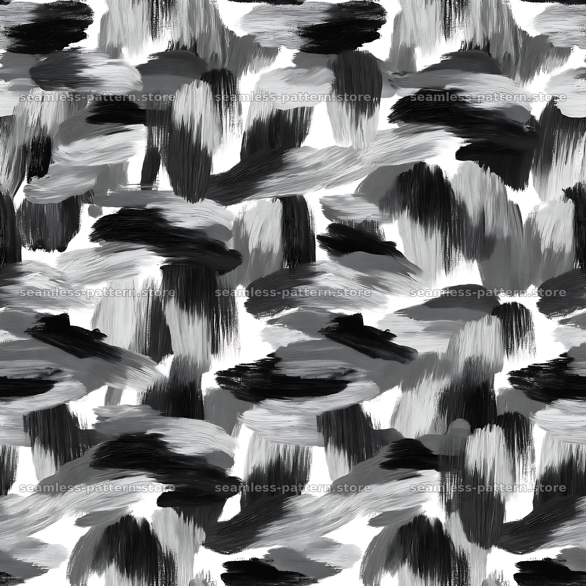 Seamless green camouflage brushstroke pattern — seamless tileable pattern