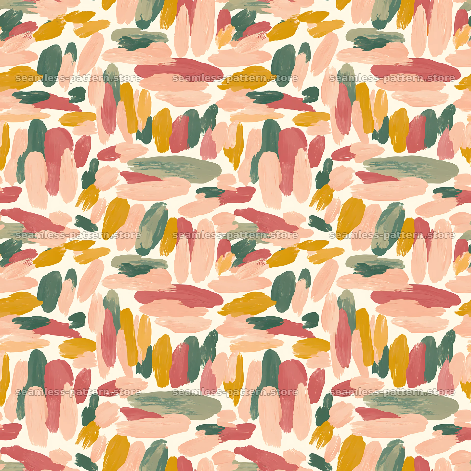 Seamless brushstroke camouflage pattern for fabric and wallpaper — seamless tileable pattern