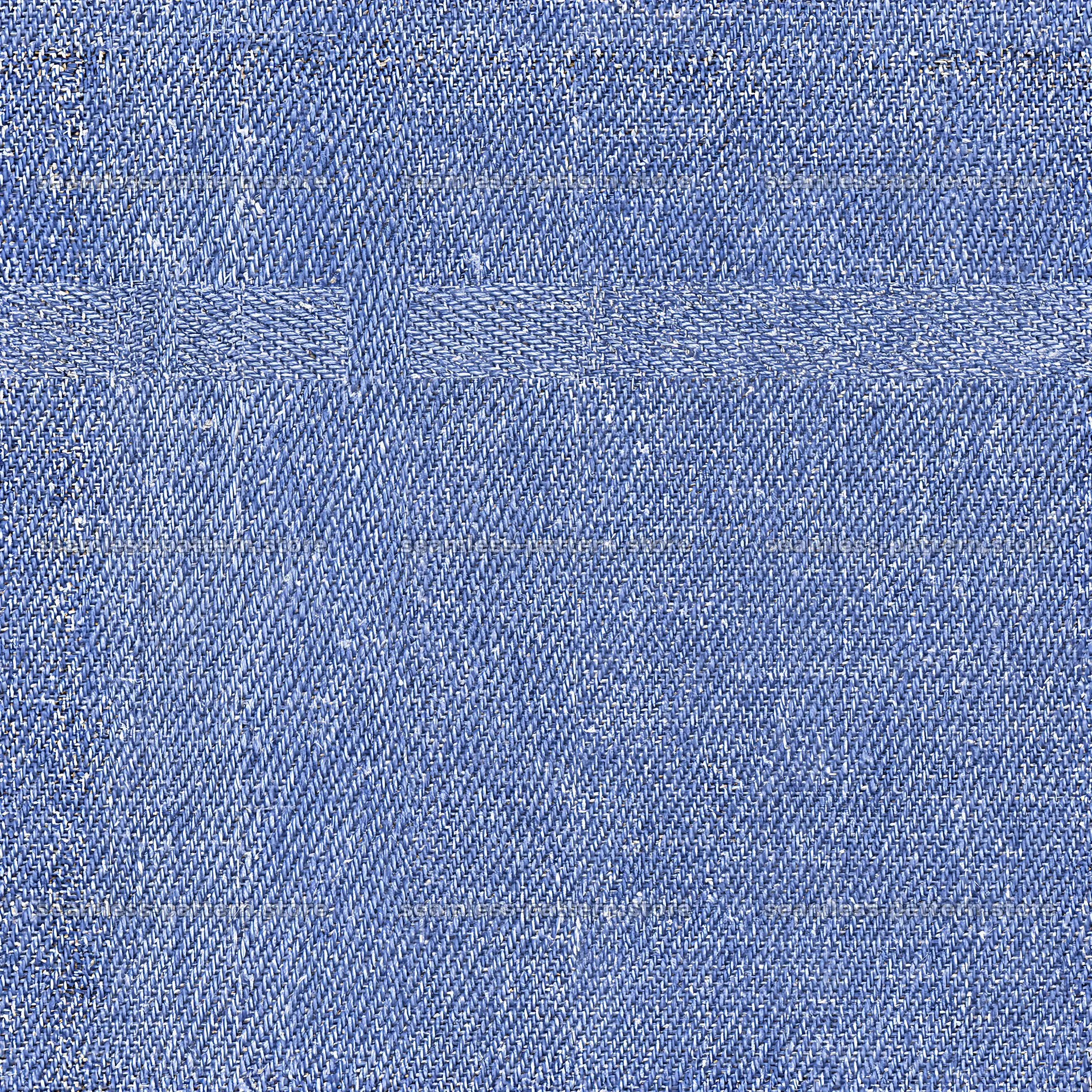 Blue tileable denim fabric texture for textiles and wallpapers — seamless tileable pattern