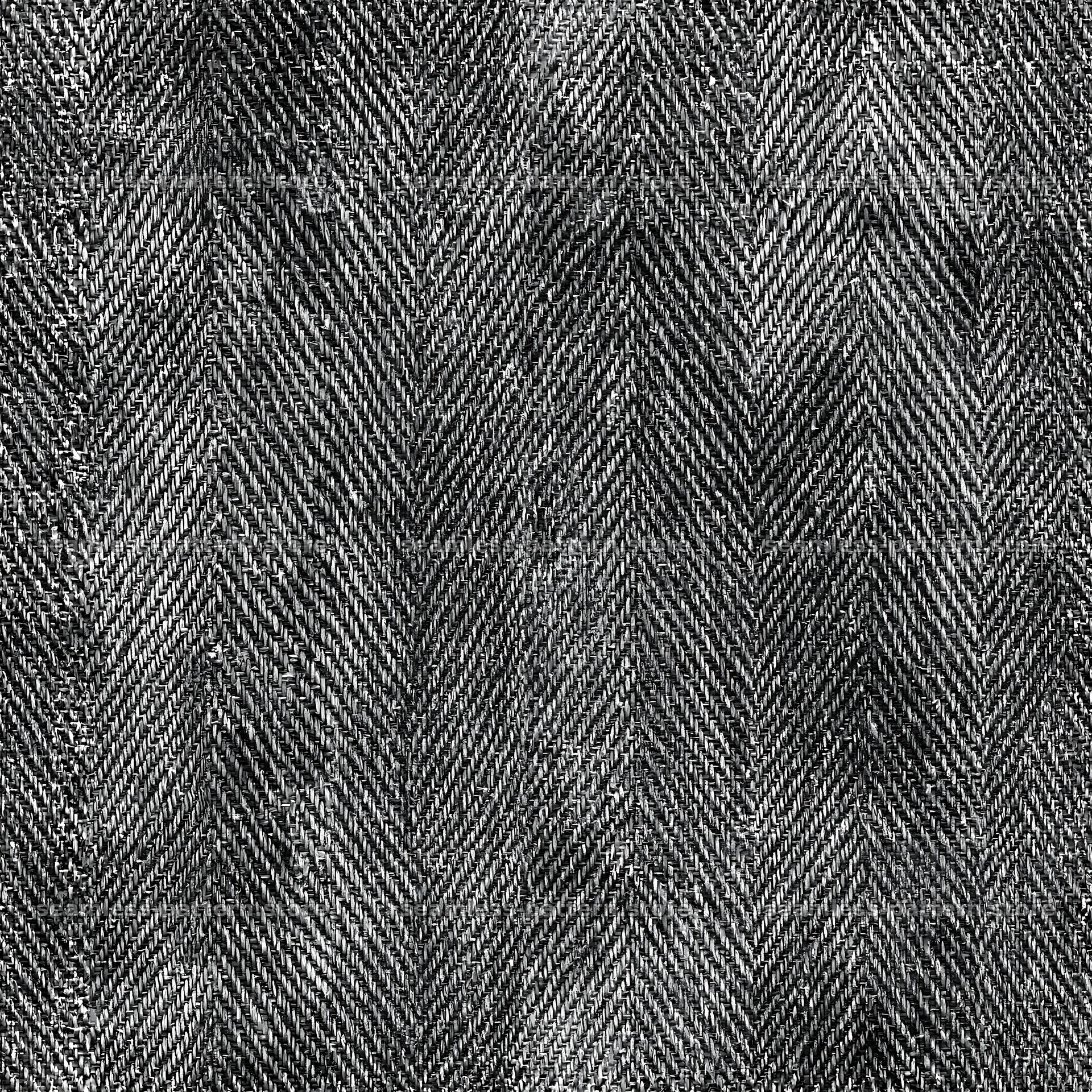 Seamless rugged denim fabric pattern in black and white tones — seamless tileable pattern