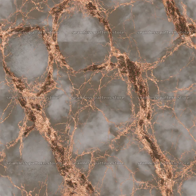 Ornamental metallic fissures seamless pattern — seamless tileable pattern