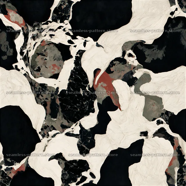 Repeat camouflage marble pattern in dark and light colors — seamless tileable pattern